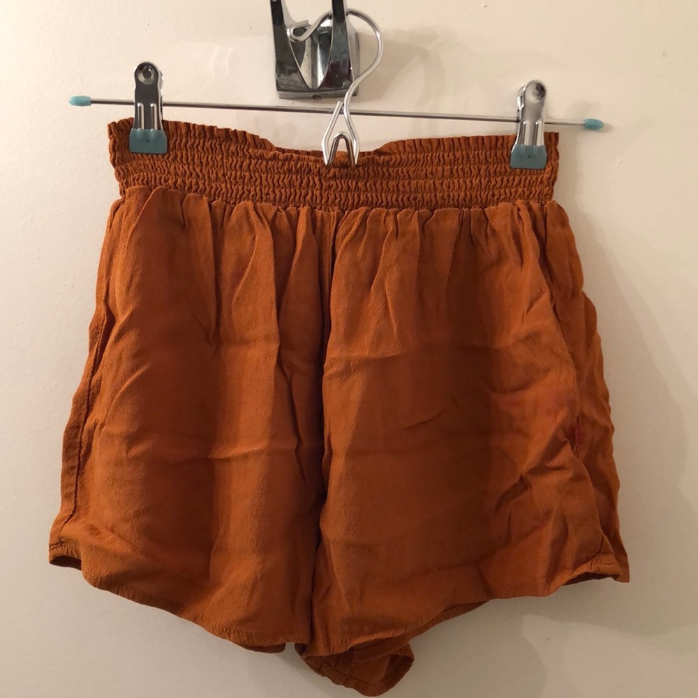 Mustard shorts
